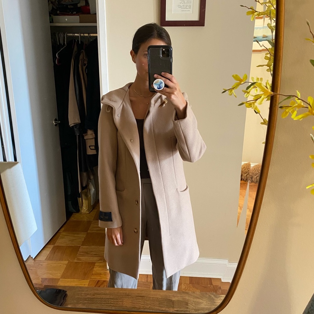 Babaton Wool & Cashmere Camel Coat